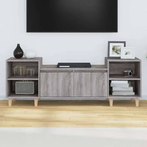 TV ormarić boja hrasta sonome 160x35x55 cm konstruirano drvo - Sivi hrast sonoma 1 Cijena