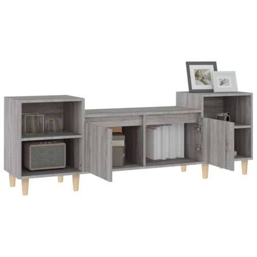 TV ormarić boja hrasta sonome 160x35x55 cm konstruirano drvo - Sivi hrast sonoma 1 Cijena