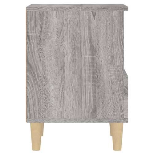 Noćni Ormarić boja dimljenog smeđi 40x35x50 cm - Sivi hrast sonoma 1 Cijena