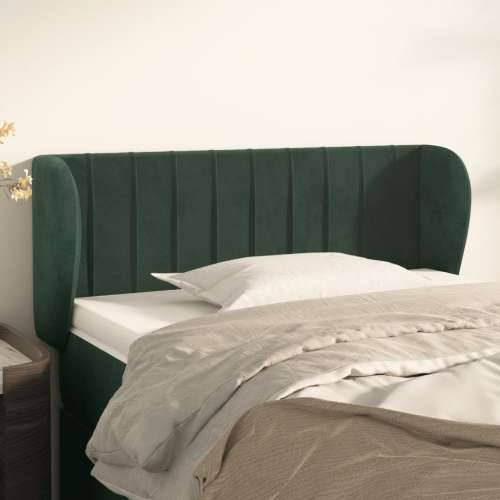 Uzglavlje s ušima tamnozeleno 83x23x78/88 cm baršunasto - Tamnozelena 83 x 23 x 78/88 cm 1 Cijena