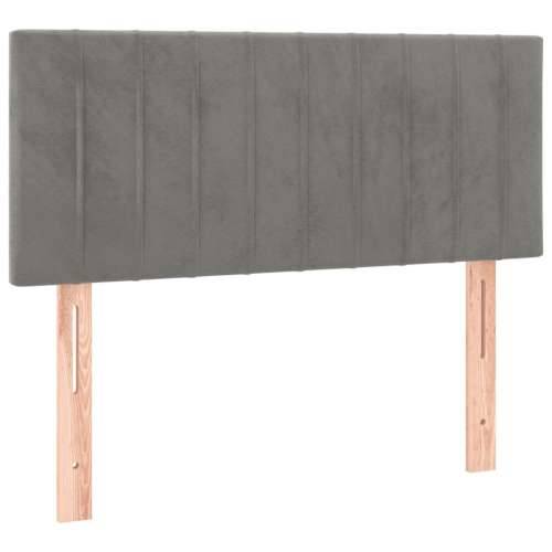 LED uzglavlje svjetlosivo 80 x 5 x 78/88 cm baršunasto - Svjetlosiva 80 x 5 x 78/88 cm 1 Cijena