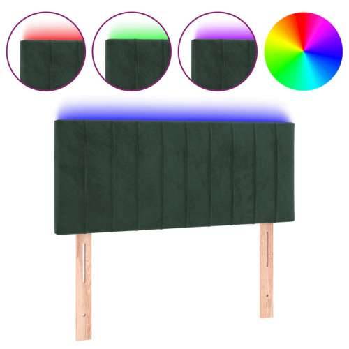 LED uzglavlje tamnozeleno 80 x 5 x 78/88 cm baršunasto - Tamnozelena 80 x 5 x 78/88 cm 1 Cijena
