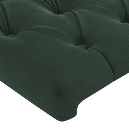 LED uzglavlje tamnozeleno 144x7x78/88 cm baršunasto - Tamnozelena 144 x 7 x 78/88 cm 1 Cijena