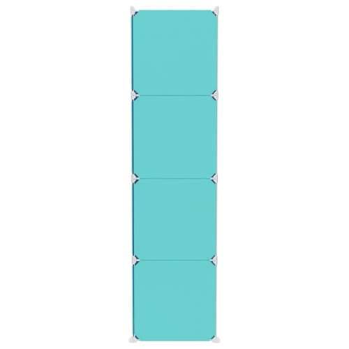 Dječji kockasti ormarić za pohranu s 12 kocki zeleni od PP-a - Zelena 110 x 36.5 x 143.5 cm 1 Cijena