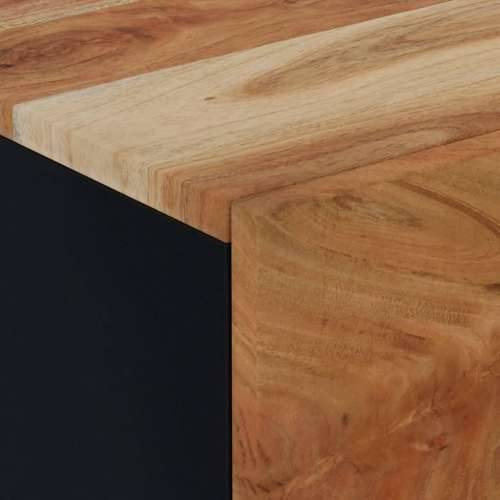 Noćni ormarići 2 kom 40 x 33 x 46 cm masivno bagremovo drvo - 2 Masivno bagremovo drvo Cijena