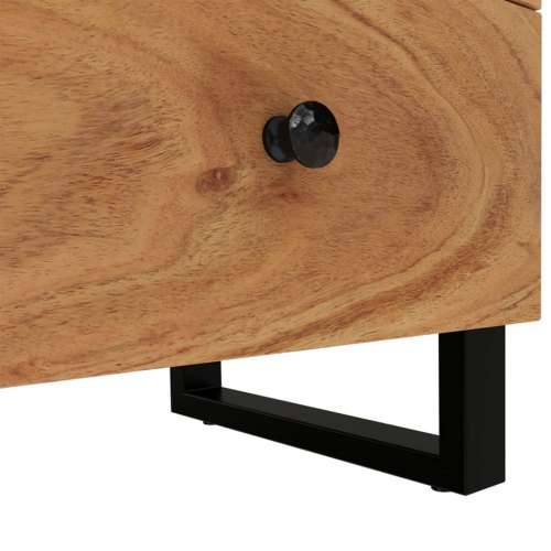 Noćni ormarići 2 kom 40 x 33 x 46 cm masivno bagremovo drvo - 2 Masivno bagremovo drvo Cijena