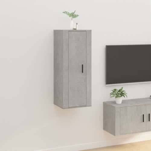 Zidni TV ormarić siva boja betona 40 x 34,5 x 100 cm Cijena