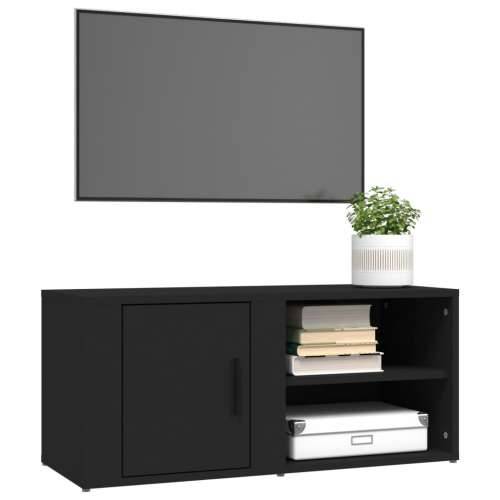 TV ormarići 2 kom crni 80 x 31,5 x 36 cm konstruirano drvo - Crna 2 Cijena