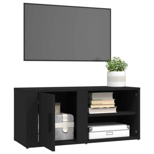 TV ormarići 2 kom crni 80 x 31,5 x 36 cm konstruirano drvo - Crna 2 Cijena