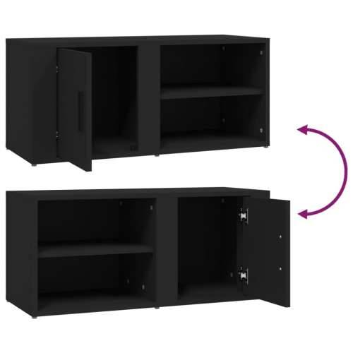 TV ormarići 2 kom crni 80 x 31,5 x 36 cm konstruirano drvo - Crna 2 Cijena