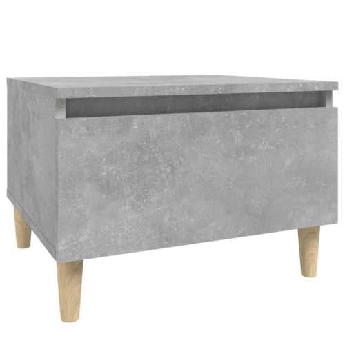 Bočni stolić boja betona 50 x 46 x 35 cm od konstruiranog drva - Beton siva 1 Cijena