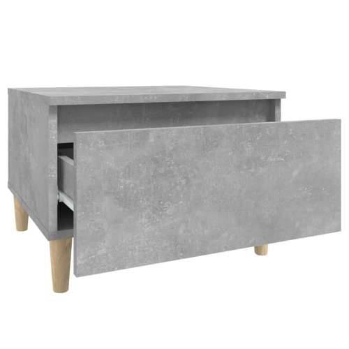 Bočni stolići 2 kom boja betona 50x46x35 cm konstruirano drvo - Beton siva 2 Cijena