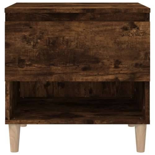 Noćni ormarići 2 kom boja hrasta 50x46x50 cm konstruirano drvo - Dimljeni hrast 2 Cijena