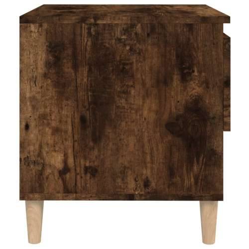 Noćni ormarići 2 kom boja hrasta 50x46x50 cm konstruirano drvo - Dimljeni hrast 2 Cijena