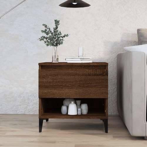 Bočni stolić smeđa boja hrasta 50x46x50 cm konstruirano drvo Smeđi hrast 1 Cijena