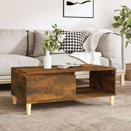 Stolić za kavu boja hrasta 90x50x36,5 cm konstruirano drvo - Dimljeni hrast 1 Cijena
