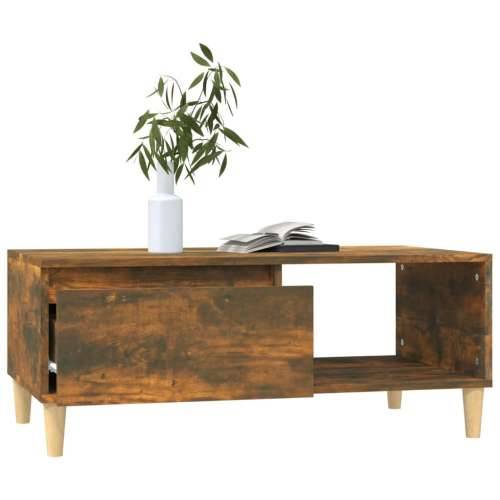 Stolić za kavu boja hrasta 90x50x36,5 cm konstruirano drvo - Dimljeni hrast 1 Cijena