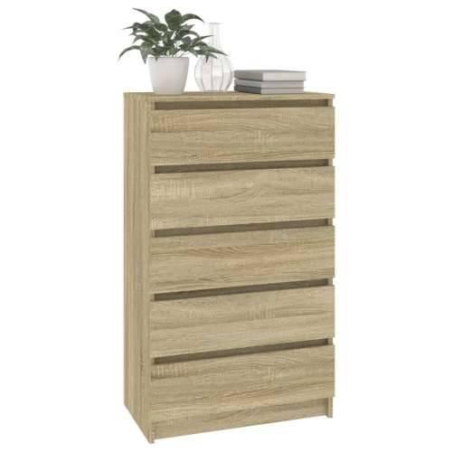 Ladičar boja hrasta sonome 60 x 36 x 103 cm konstruirano drvo - sonoma hrast 1 Cijena