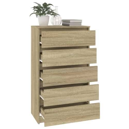 Ladičar boja hrasta sonome 60 x 36 x 103 cm konstruirano drvo - sonoma hrast 1 Cijena