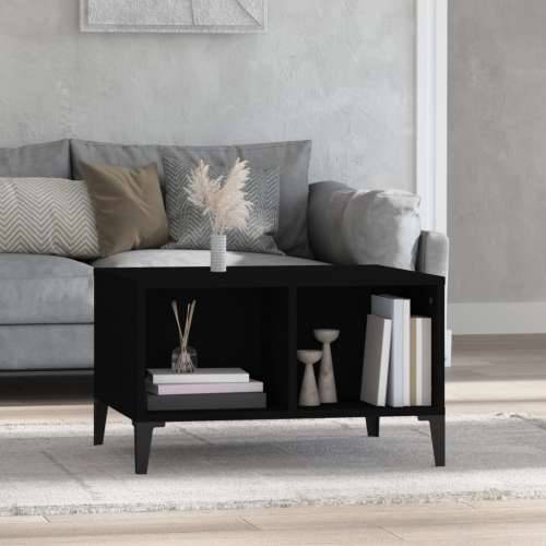 Stolić za kavu crni 60x50x36,5 cm od konstruiranog drva - Crna 1 Cijena