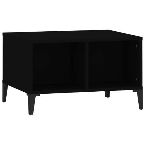 Stolić za kavu crni 60x50x36,5 cm od konstruiranog drva - Crna 1 Cijena