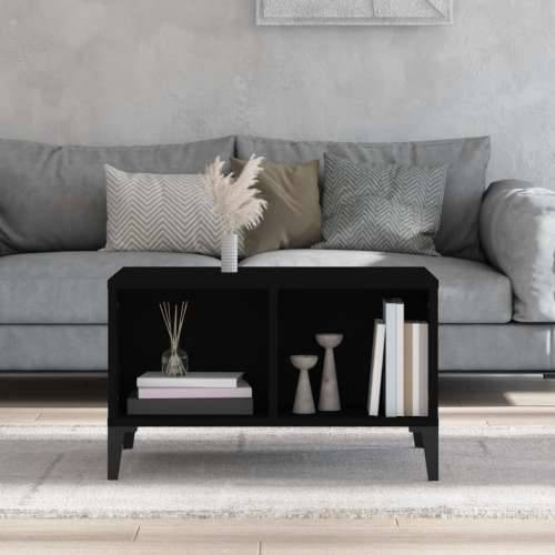 Stolić za kavu crni 60x50x36,5 cm od konstruiranog drva - Crna 1 Cijena