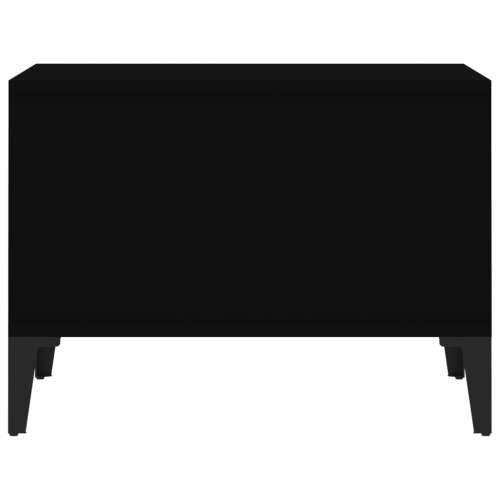 Stolić za kavu crni 60x50x36,5 cm od konstruiranog drva - Crna 1 Cijena