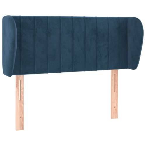 Uzglavlje s ušima tamnoplavo 83x23x78/88 cm baršunasto - Tamno plava 83 x 23 x 78/88 cm 1 Cijena
