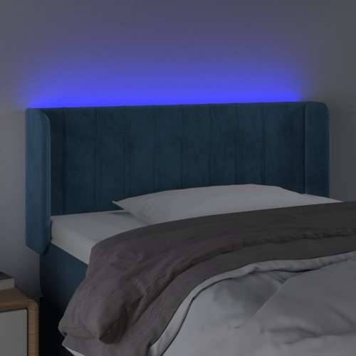 LED uzglavlje tamnoplavo 83x16x78/88 cm baršunasto - Tamno plava 83 x 16 x 78/88 cm 1 Cijena