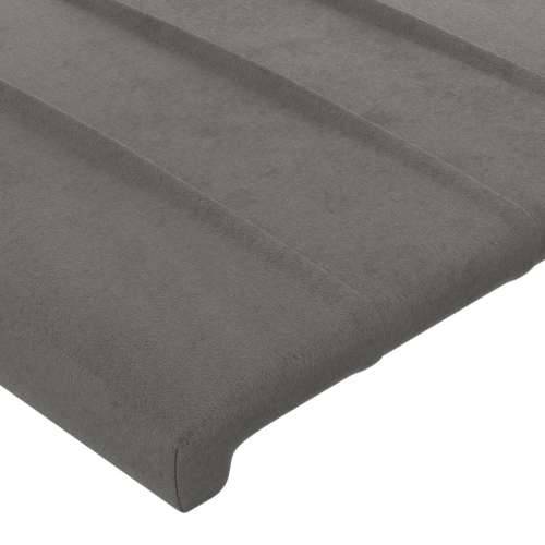 LED uzglavlje svjetlosivo 147x16x78/88 cm baršunasto - Svjetlosiva 147 x 16 x 78/88 cm 1 Cijena