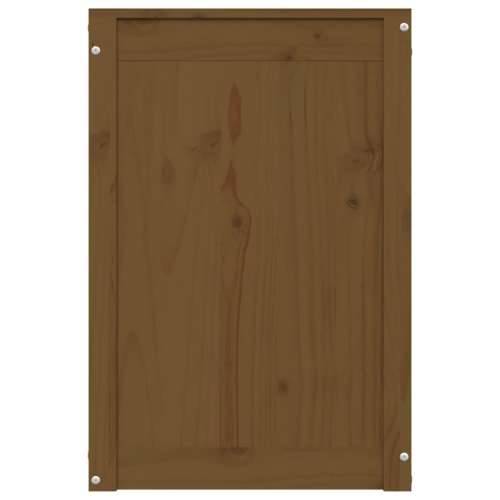 Kutija za rublje boja meda 44 x 44 x 66 cm od masivne borovine - boja meda 44 x 44 x 66 cm 1 Cijena