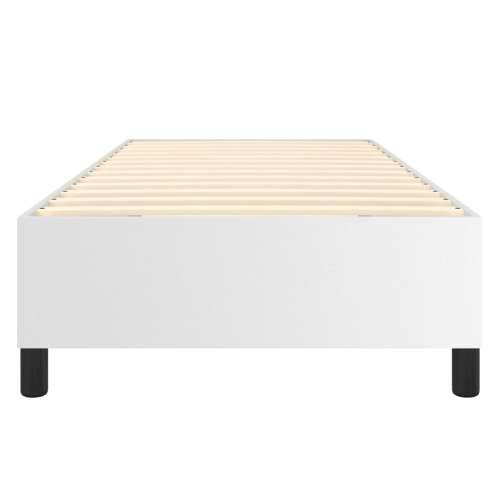 Okvir za krevet bijeli 80 x 200 cm od umjetne kože - Bijela 80 x 200 cm 35 cm Cijena