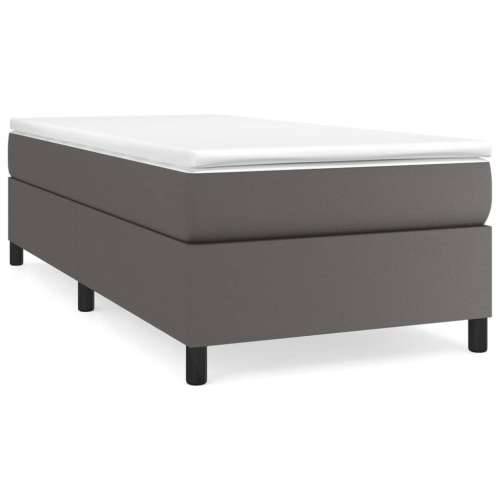 Okvir za krevet sivi 90x190 cm od umjetne kože - Siva 90 x 190 cm 35 cm Cijena
