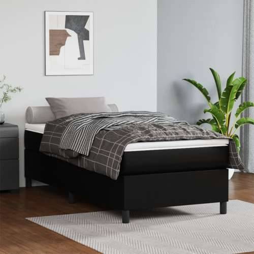 Okvir za krevet crni 90x200 cm od umjetne kože - Crna 90 x 200 cm 35 cm Cijena