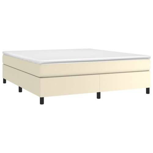Okvir za krevet krem 160x200 cm od umjetne kože - Krema 160 x 200 cm 35 cm Cijena