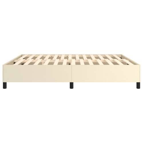 Okvir za krevet krem 160x200 cm od umjetne kože - Krema 160 x 200 cm 35 cm Cijena