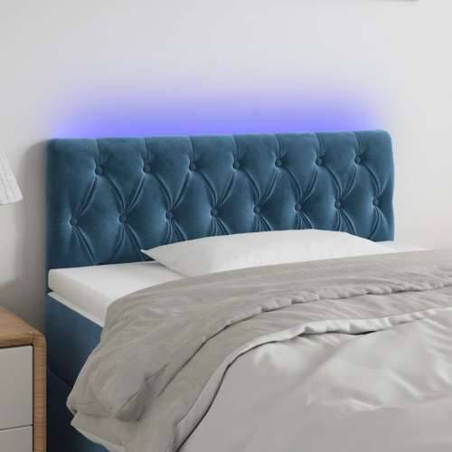 LED uzglavlje tamnoplavo 100x7x78/88 cm baršunasto - Tamno plava 100 x 7 x 78/88 cm 1 Cijena