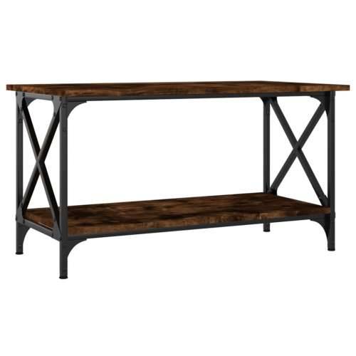 Stolić za kavu boja hrasta 80x45x45 cm od drva i željeza - Dimljeni hrast 1 80 cm 45 cm Cijena