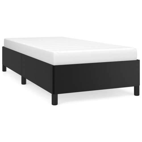 Okvir za krevet crni 80 x 200 cm od umjetne kože Cijena
