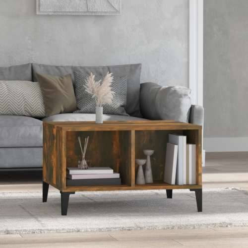 Stolić za kavu boja hrasta 60x50x36,5 cm konstruirano drvo - Dimljeni hrast 1 Cijena