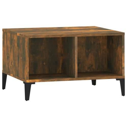Stolić za kavu boja hrasta 60x50x36,5 cm konstruirano drvo - Dimljeni hrast 1 Cijena
