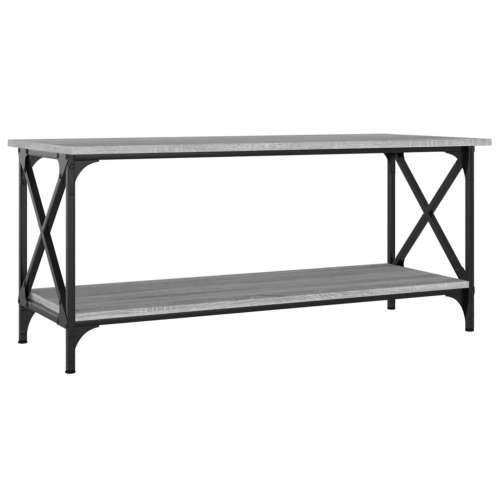 Stolić za kavu sonoma sivi 100x45x45 cm od drva i željeza - Sivi hrast sonoma 1 100 cm 45 cm Cijena