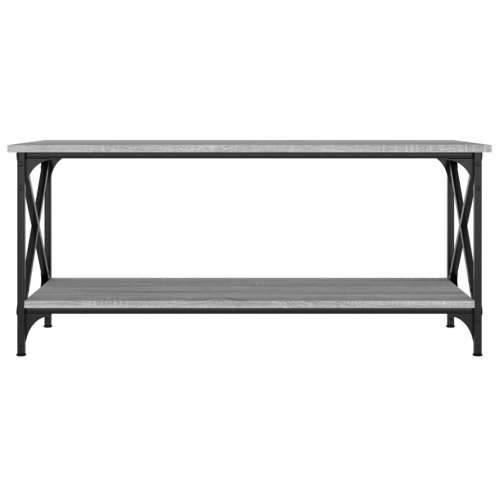 Stolić za kavu sonoma sivi 100x45x45 cm od drva i željeza - Sivi hrast sonoma 1 100 cm 45 cm Cijena