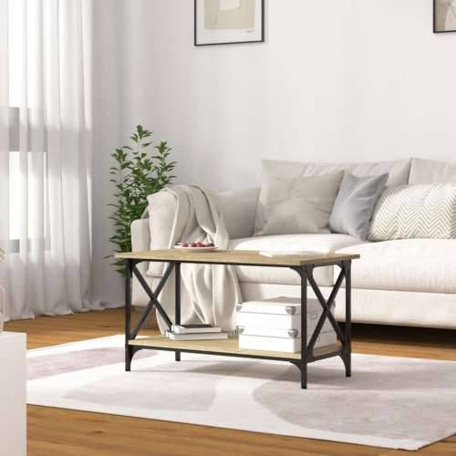 Stolić za kavu boja hrasta 80x45x45 cm od drva i željeza - sonoma hrast 1 80 cm 45 cm Cijena