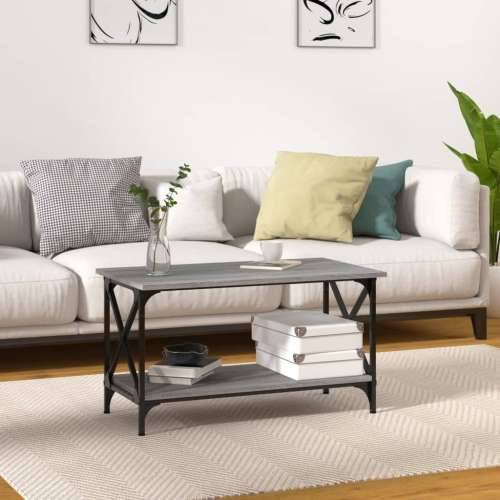 Stolić za kavu sonoma sivi 80x45x45 cm od drva i željeza - Sivi hrast sonoma 1 80 cm 45 cm Cijena