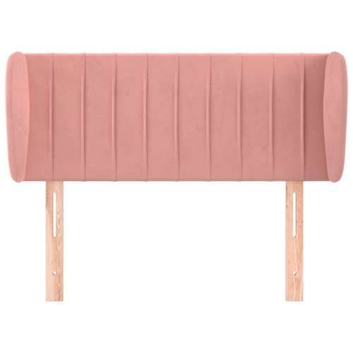 Uzglavlje s ušima ružičasto 83x23x78/88 cm baršunasto - Ružičasta 83 x 23 x 78/88 cm 1 Cijena