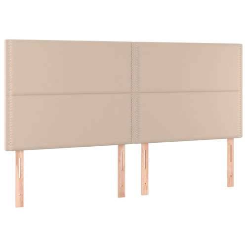 Krevet box spring s madracem cappuccino 180x200 cm umjetna koža - Boja cappuccina 180 x 200 cm Obično s čavlima Cijena