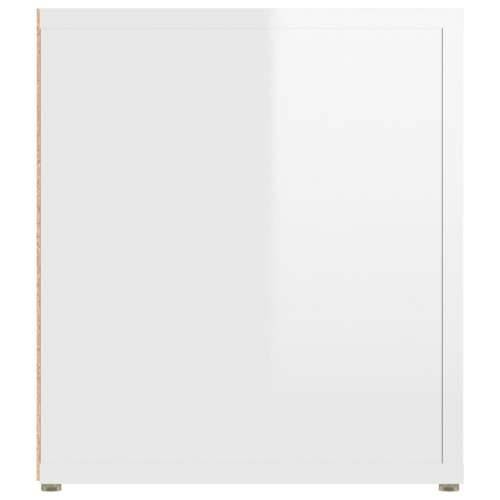 TV ormarić sjajni bijeli 80 x 31,5 x 36 cm konstruirano drvo - Visoko sjajno bijela 1 Cijena