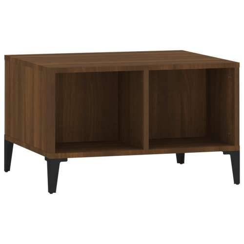 Stolić za kavu Smeđa hrasta 60x50x36,5 cm konstruirano drvo - Smeđi hrast 1 Cijena