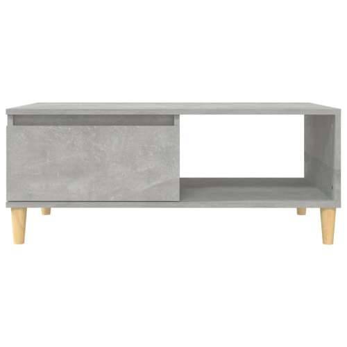 Stolić za kavu boja betona 90x50x36,5 cm konstruirano drvo - Beton siva 1 Cijena